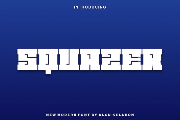 Squazer Font Download