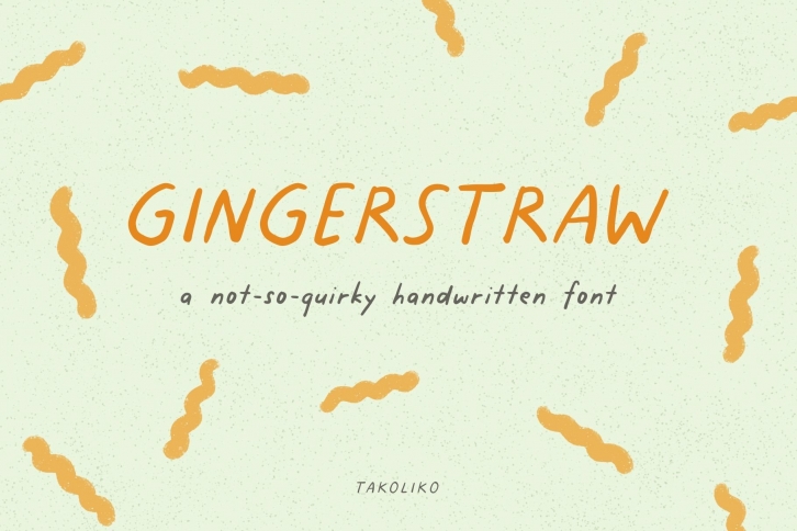 Gingerstraw Font Download