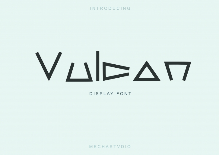 Vulcan Font Download