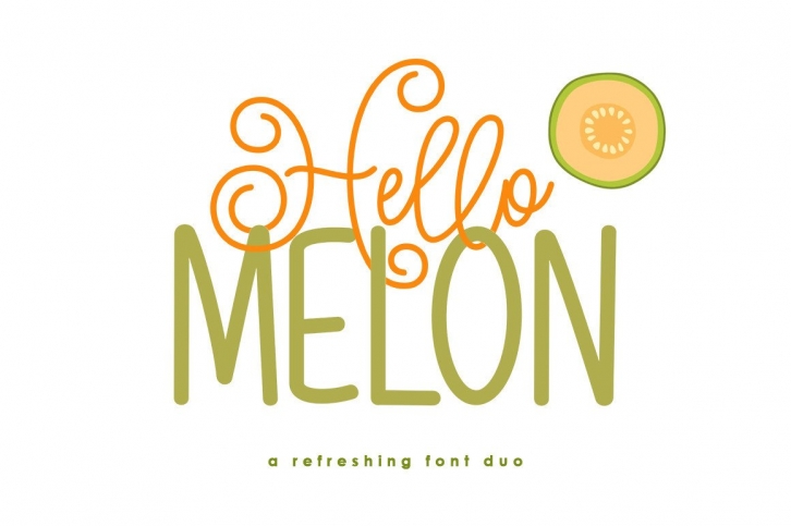 Hello Melon Duo Font Download