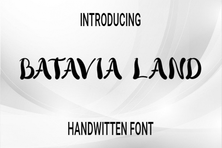 Batavia Land Font Download