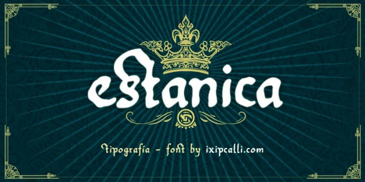 Estanica Font Download