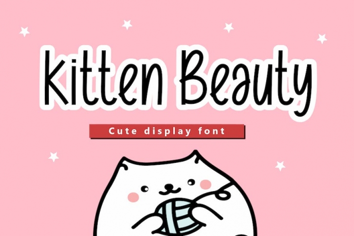 Kitten Beauty Cute display San Serif font ALD Font Download