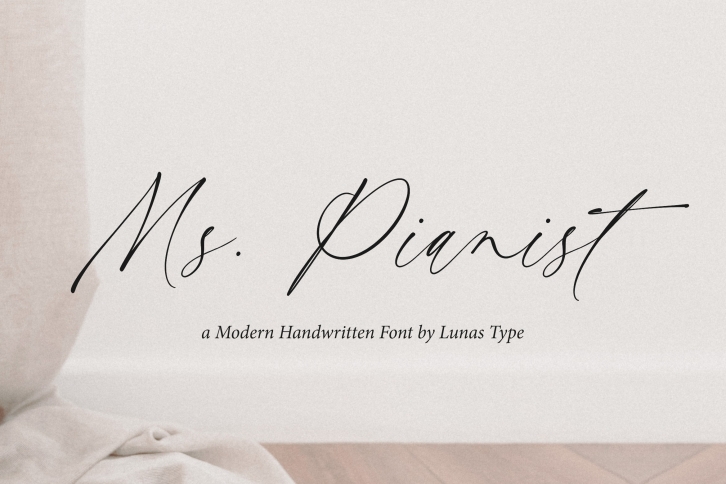 Ms . Pianis Font Download