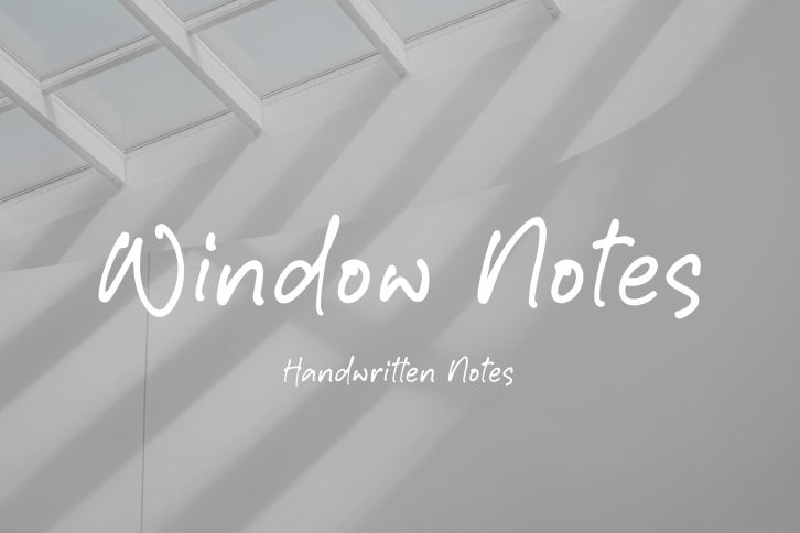 Window Notes Font Download