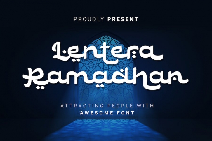 Lentera Ramadhan Arabic Luxury Elegant Font TNI Font Download