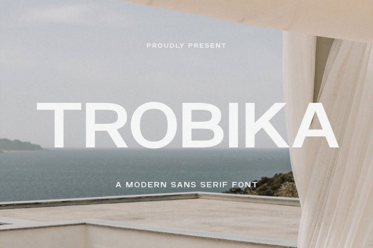 Trobika â€“ Modern Sans Serif Font Download