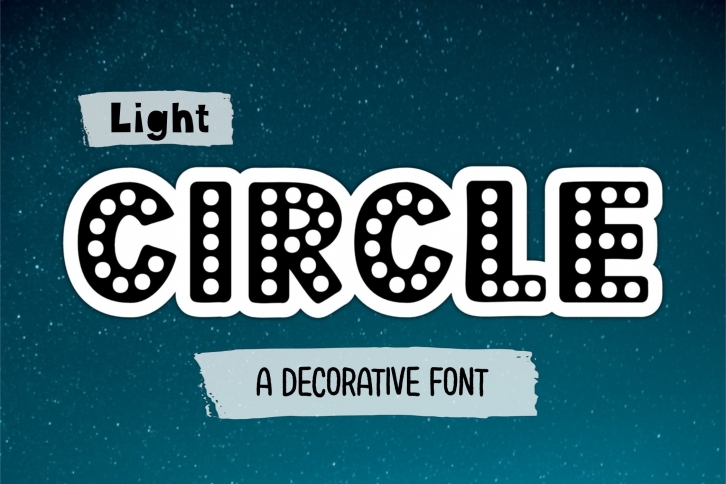 Light Circle Font Download