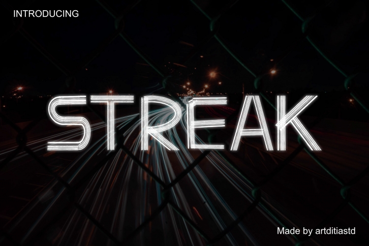 Streak Font Download