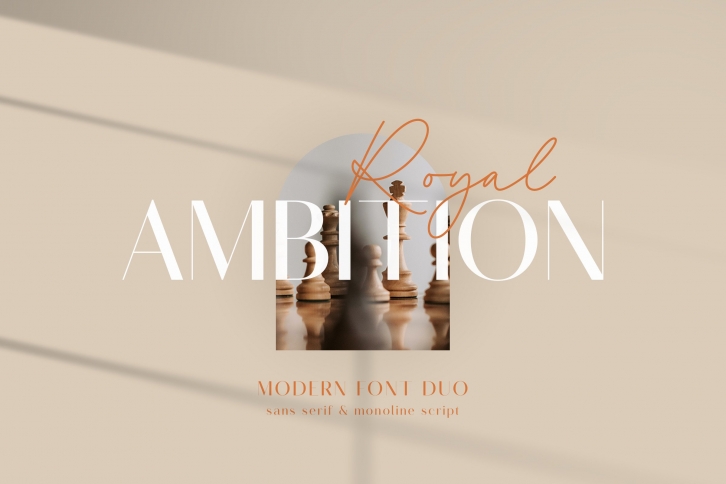 Royal Ambition Duo Font Download