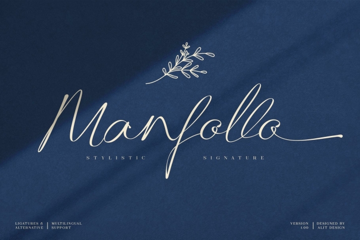 Manfollo Modern Script Font Download