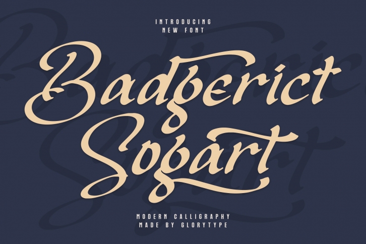 Badgerict Sogart Font Download