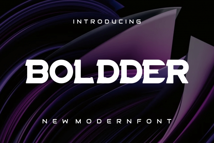 Boldder Font Download