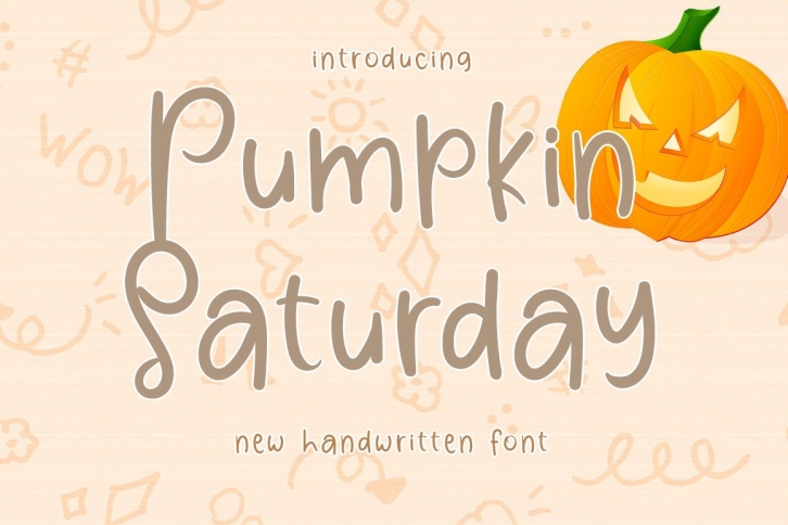 Pumpkin Saturday Font Download