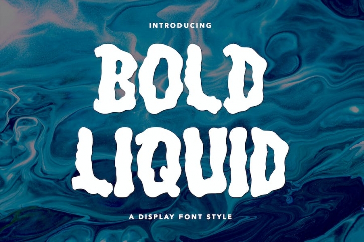 BoldLiquid - Display Font Font Download