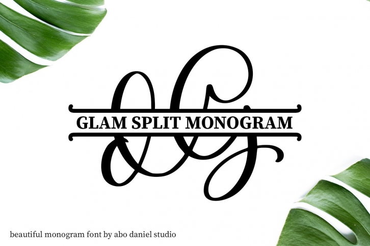 Glam Monogram Font Download