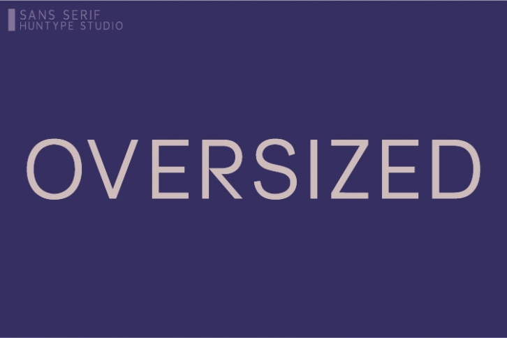 Oversized Font Download