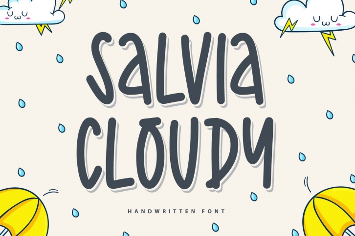 Salvia Cloudy Font Download