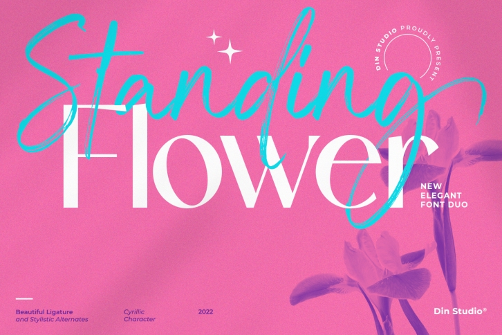Standing Flower Script Personal Font Download
