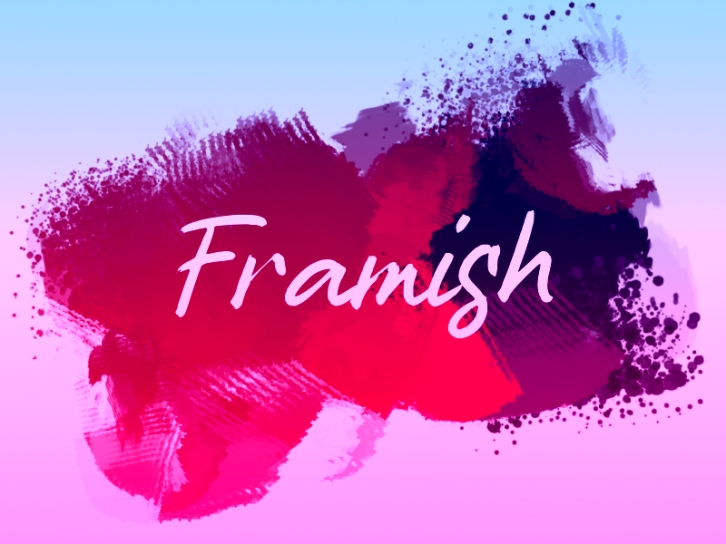 F Framish Font Download