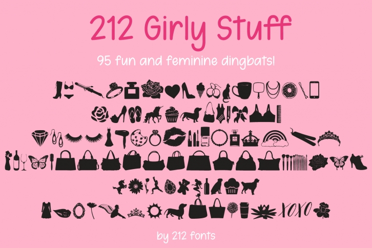 212 Girly Stuff Font Download