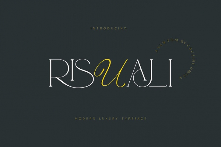 Risuali - Luxury Typeface Font Download