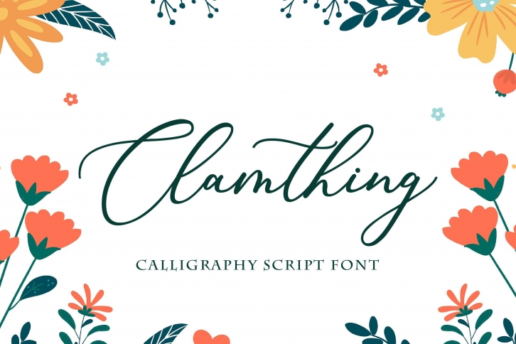 Clamthing Font Download
