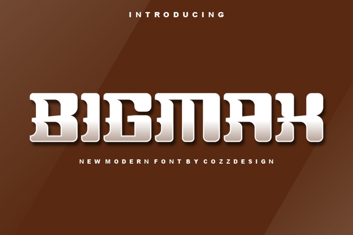 Bigmax Font Download