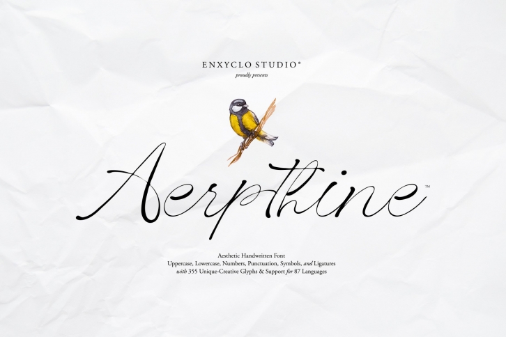 Aerpthine Font Download