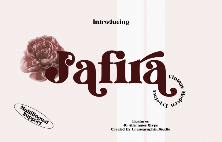 Jafira Font Download