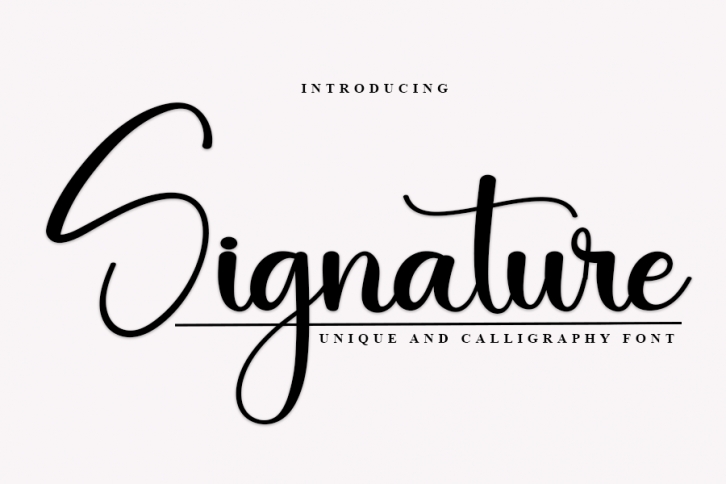 Signature Font Download