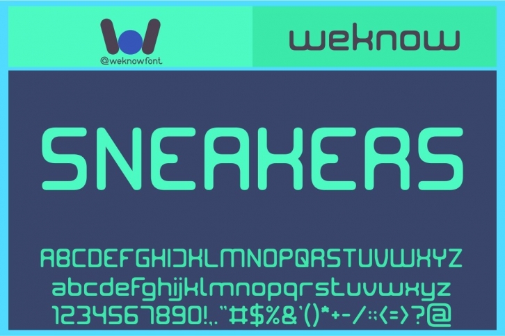 Sneakers Font Download