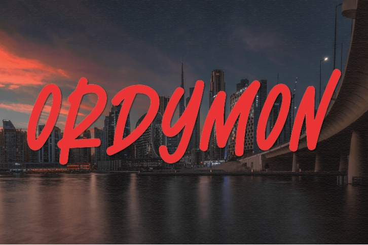 Ordymon Font Download