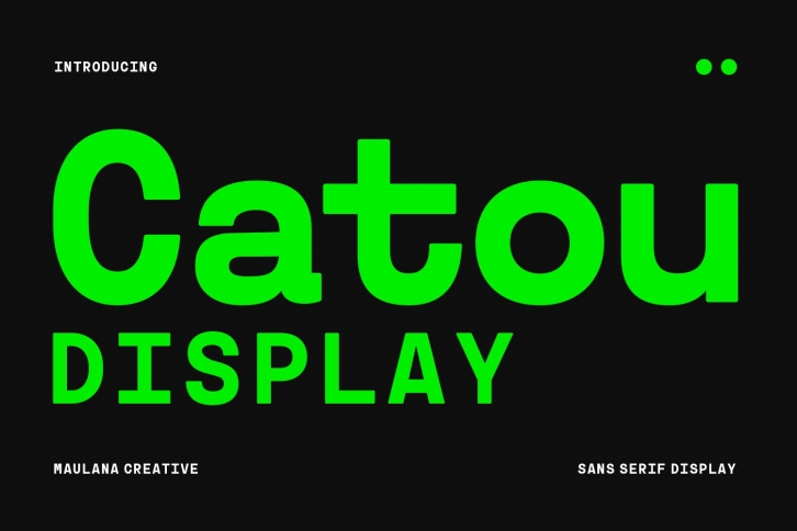 Catou Sans Serif Display Font Download