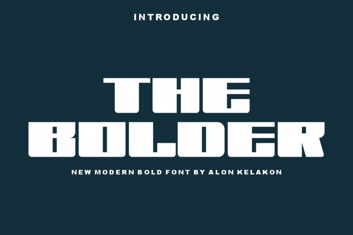 The Bolder Font Download