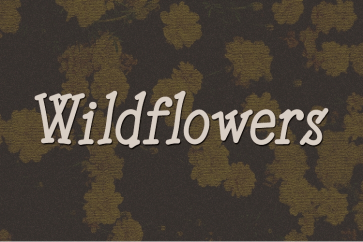 Wildflowers Font Download