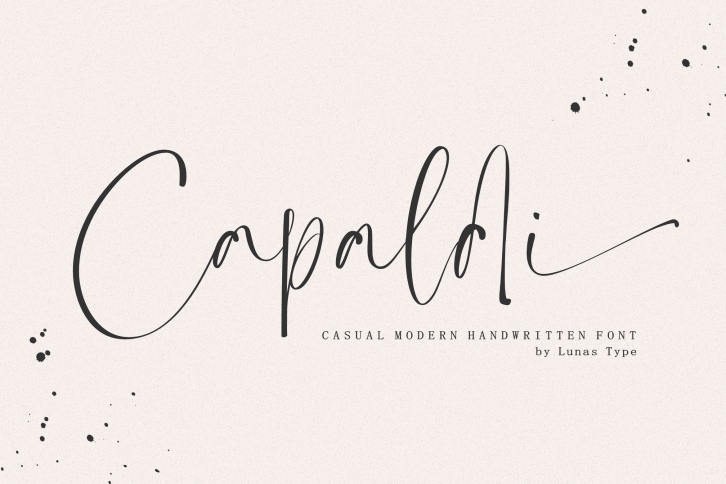 Capaldi Font Download