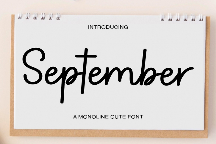 September Font Download