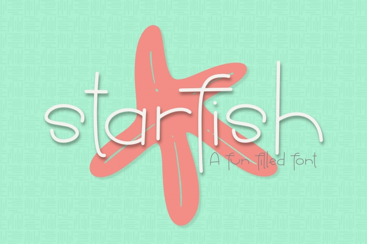 Starfish a Hand Lettered Font Download
