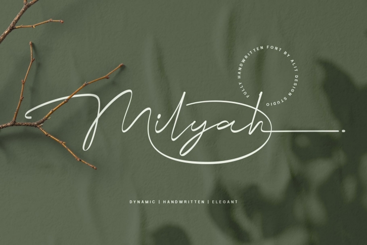 Milyah Signature Script Font Download