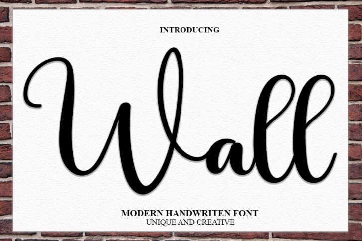 Wall Font Download