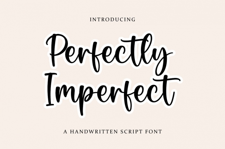 Perfectly Imperfect Font Download