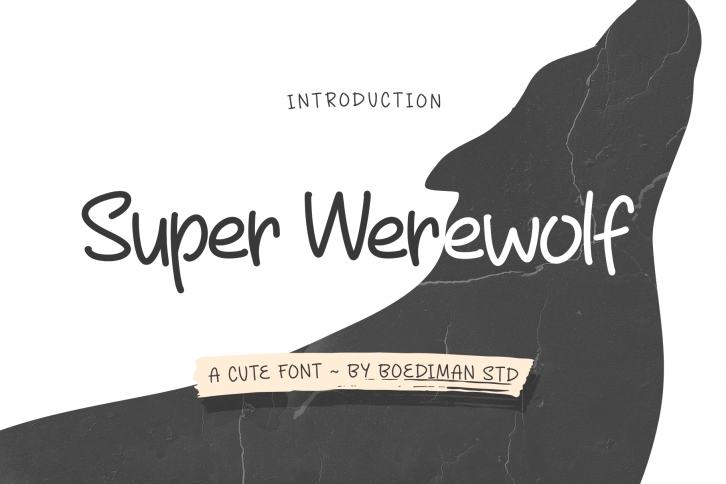Super Werewolf Font Font Download