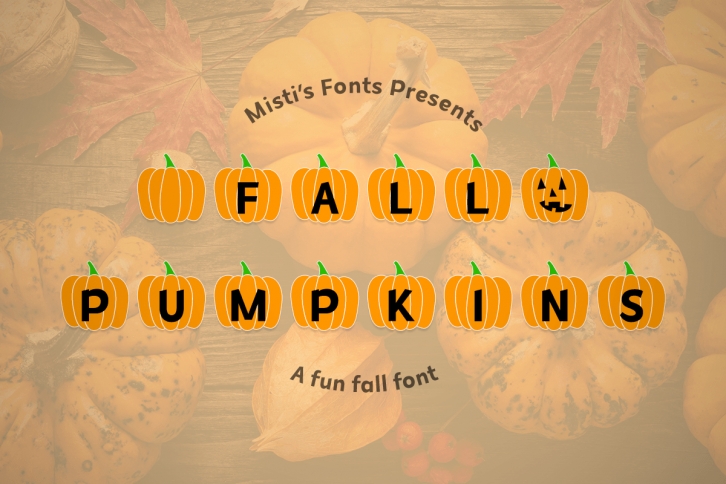 Fall Pumpkins Font Download