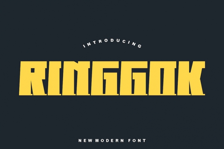 Ringgok Font Font Download