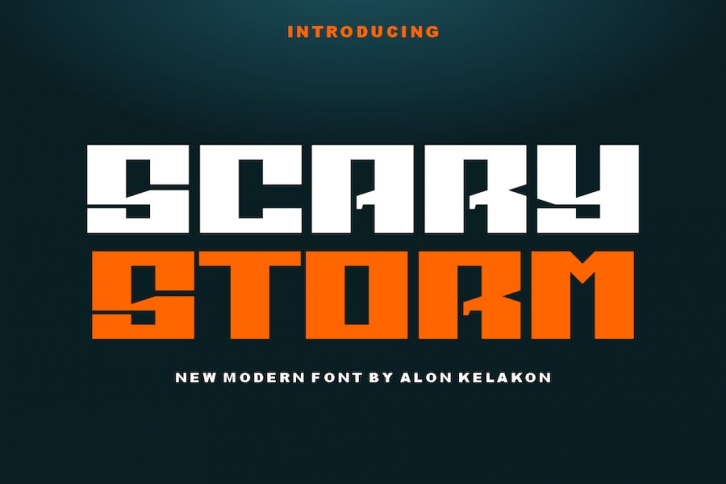 Scary Storm Font Download