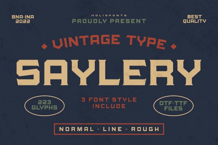 Saylery Typeface Font Download