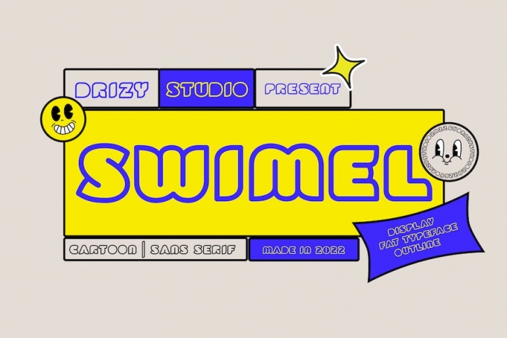 Swimel - Fun Font Font Download