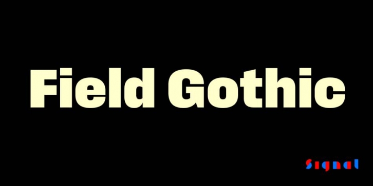 Field Gothic Font Download