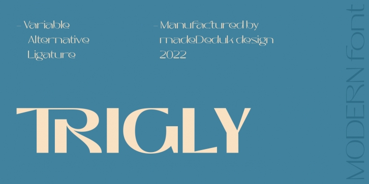 Trigly Black Font Download